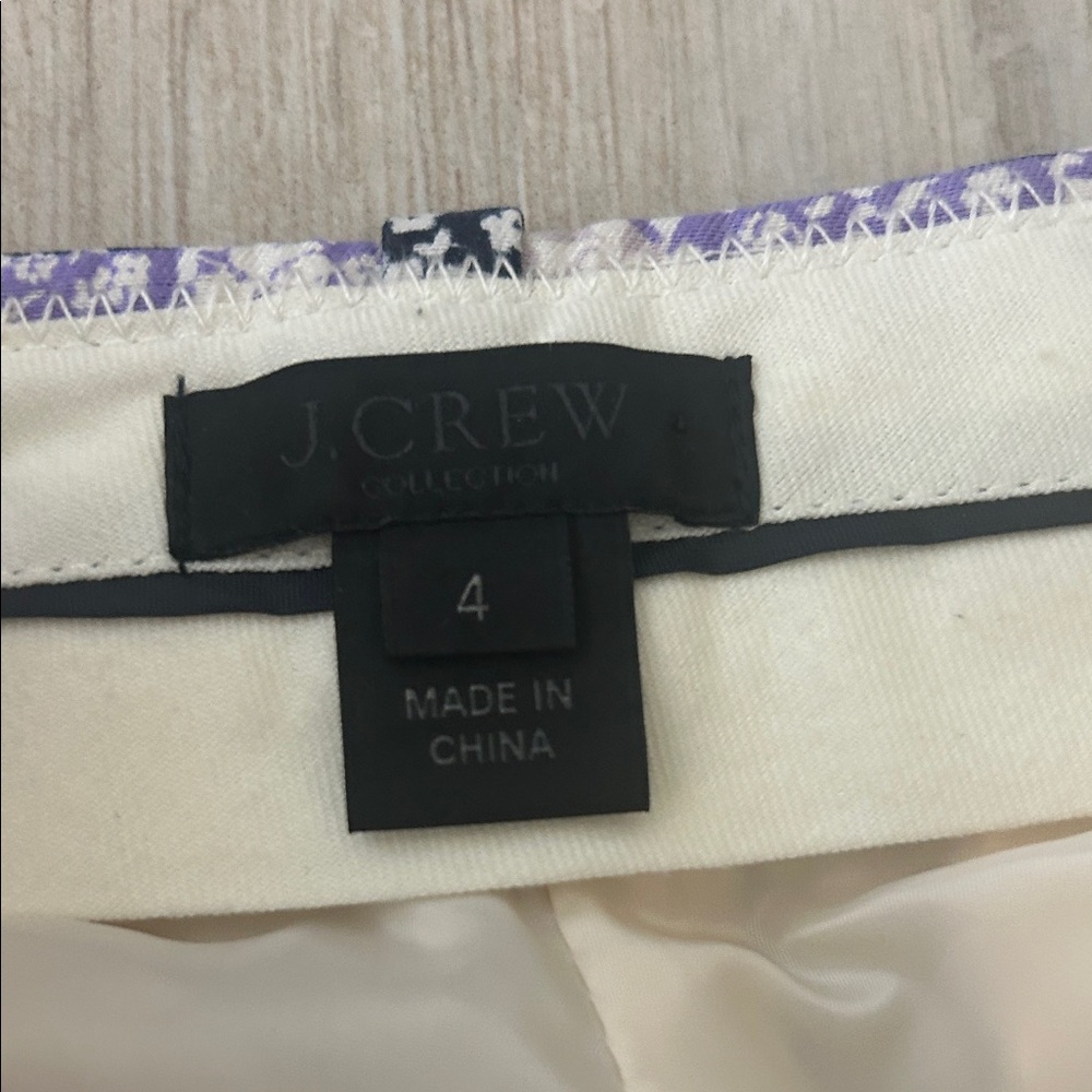 J. Crew silk Multicolor Patterned Pants - image 4